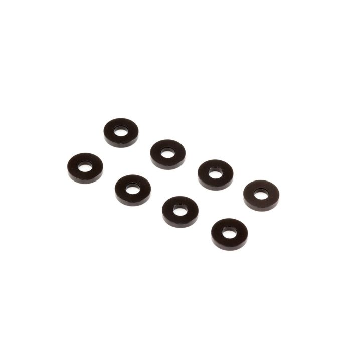 A73815 InfinityRC Aluminum Washer 3X8X1.5mm (Black/8Pcs)