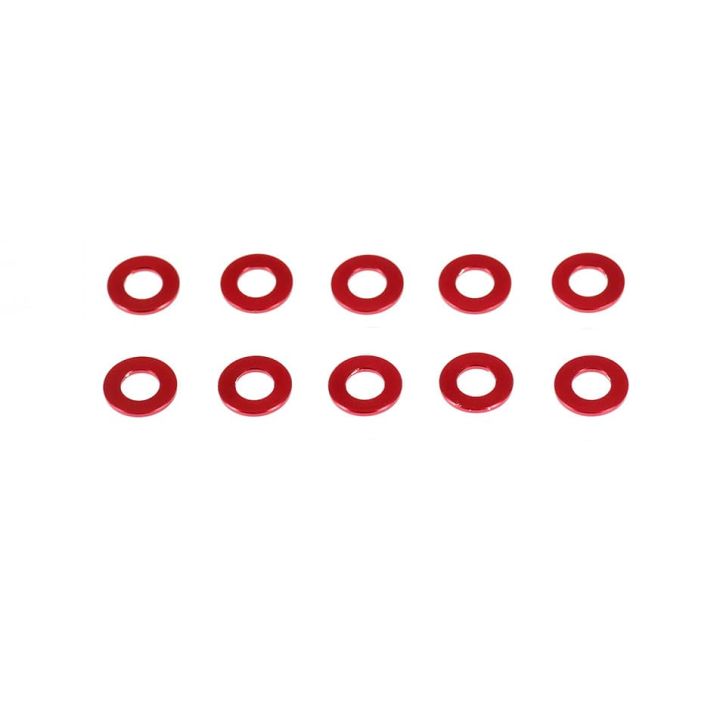 CM-A005-05 InfinityRC Aluminum Washer 3X6X0.5mm (Red/10Pcs)
