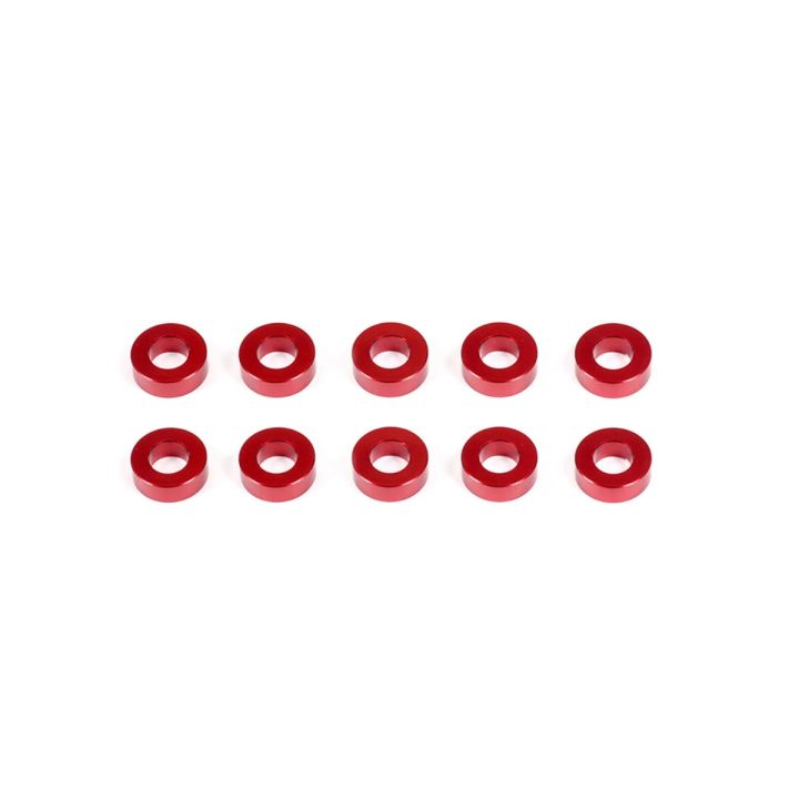 CM-A005-20 InfinityRC Aluminum Washer 3X6X2.0mm (Red/10Pcs)