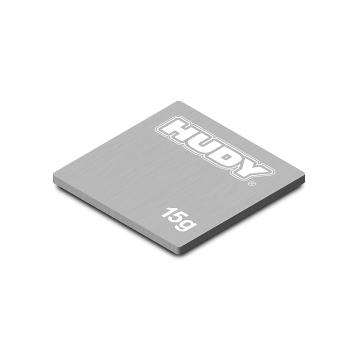 Hudy Pure Tungsten Weight Thin - Receiver - 24.5x24.5mm - 15g