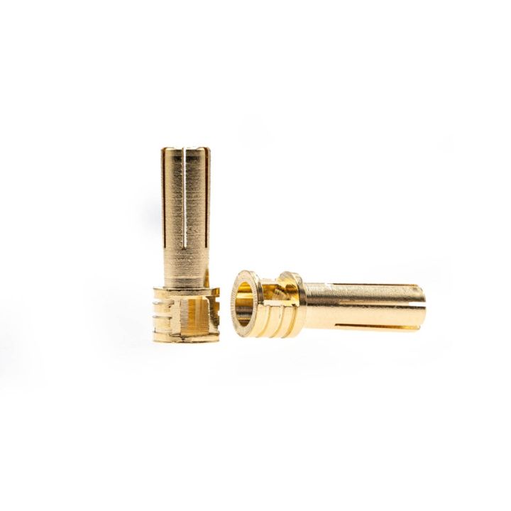 MonacoRC 5mm Gold Cooling Head Bullet Plugs (2pcs)