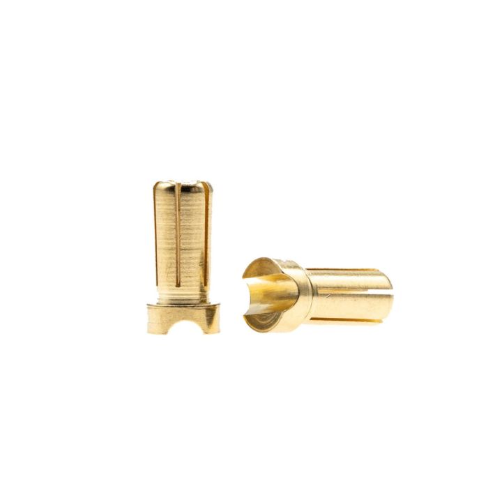MonacoRC 5mm Gold Plug Male Short (2pcs)