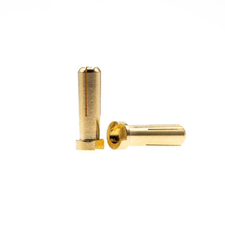 MonacoRC 5mm Gold Plug Male (2pcs)