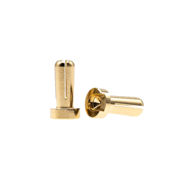 MonacoRC 4mm Gold Plug Male 12mm (2pcs)