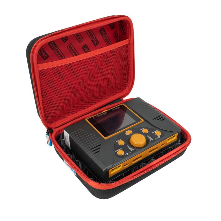 MonacoRC Medium Bag Red V2.1 with iCharger 456/406DUO Tray