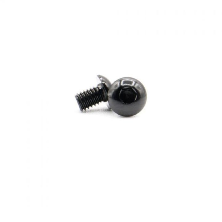 MonacoRC M3x5 Black Alloy Hex Socket Button Head Screw (10)