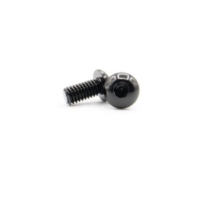 MonacoRC M3x6 Black Alloy Hex Socket Button Head Screw (10)