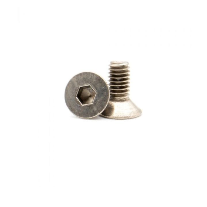 MonacoRC M3x6 Titanium Hex Socket Flat Head Screw (10)