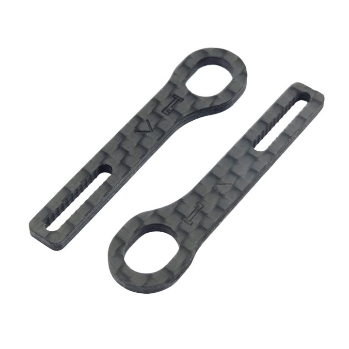 RC Maker Horizontal Rear Post Body Mounts ULTRA LITE - Carbon Extensions - TYPE 1
