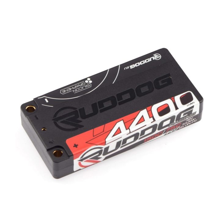 RUDDOG Racing 4400mAh 150C/75C 7.6V LCG Short Stick Pack LiPo-HV Battery
