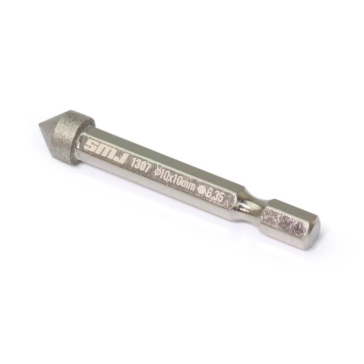 SMJ1307 InfinityRC Diamond Countersink File (6.35mm Hex Shaft Bit)