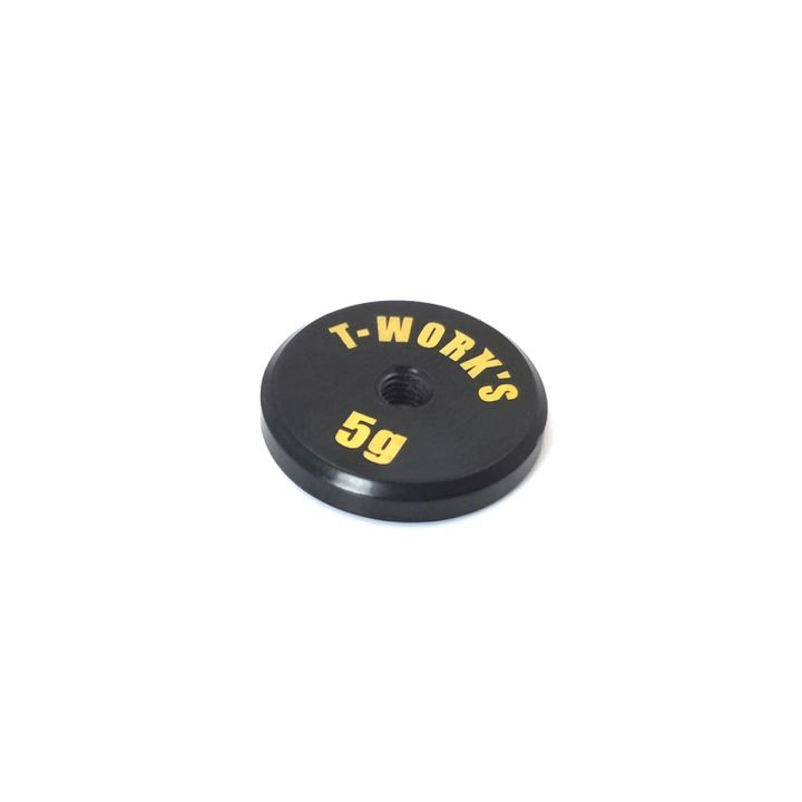 T-Works Anodized Precision Balancing Brass Weights 5g ( Low CG)