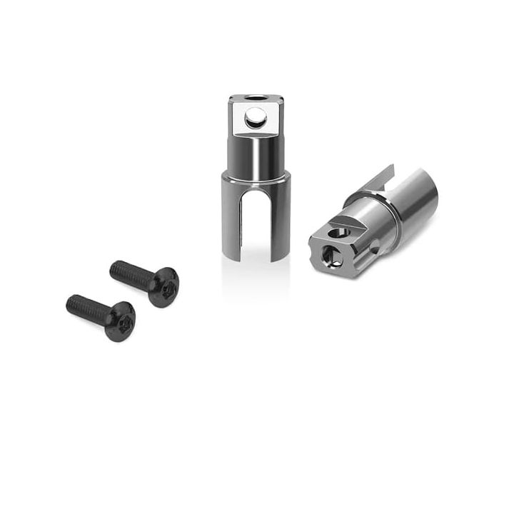 T-Works 64 Titanium Solid BB Driveshaft Adapters ( For Xray X4'24)