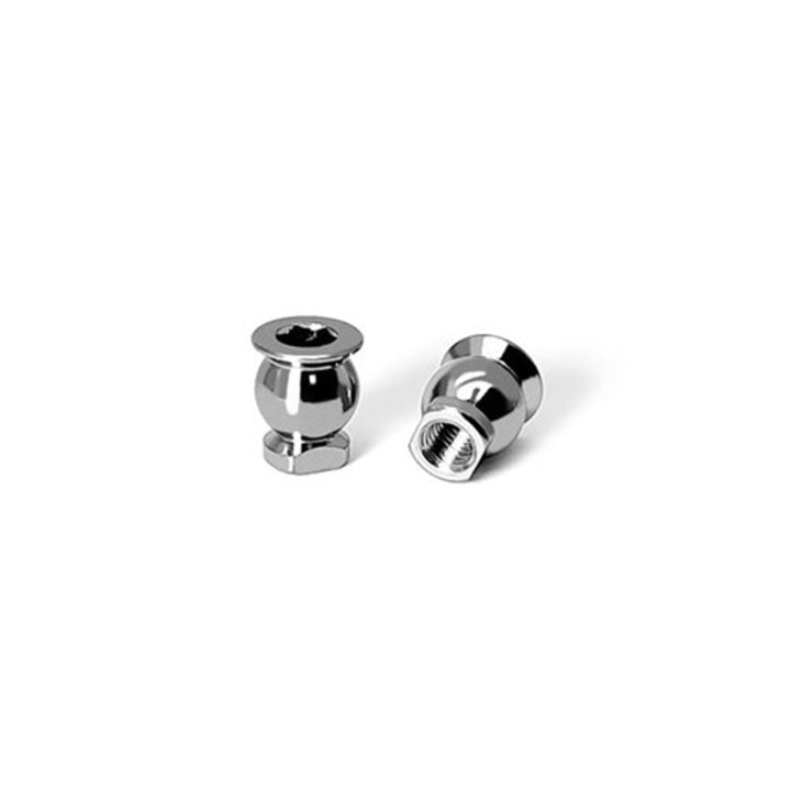 T-Works 64 Titanium 6mm Lower Arm Ball With Hex ( For Xray X4 ) 2pcs.