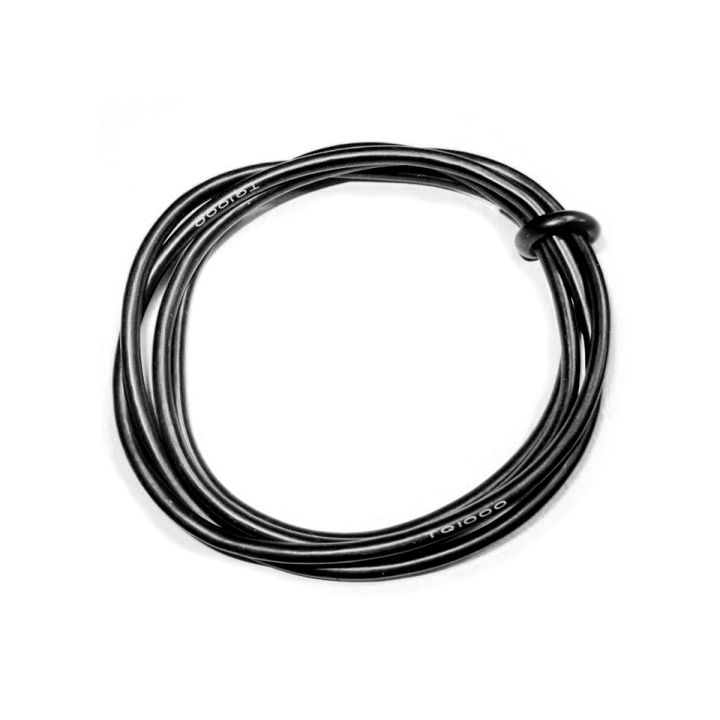 TQ Wire 1000 14 3' Black Gauge Wire