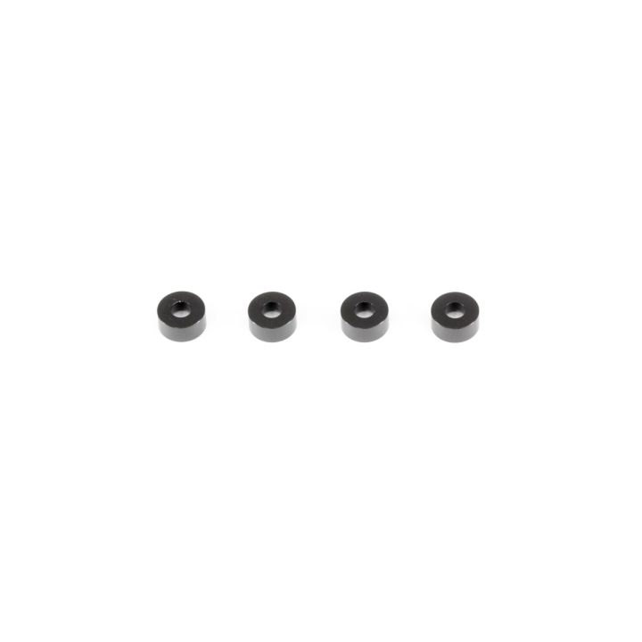 TS047 InfinityRC Alu Cone Washer 3X7.5mm (Black/4Pcs)