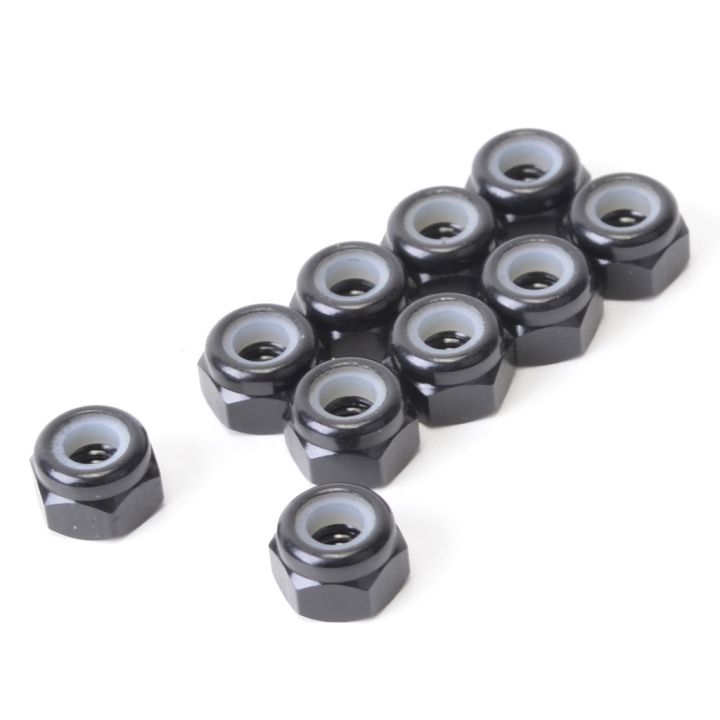 U4241 Schumacher SPEED PACK - M3 Alloy Nyloc Nuts - Black - pk10