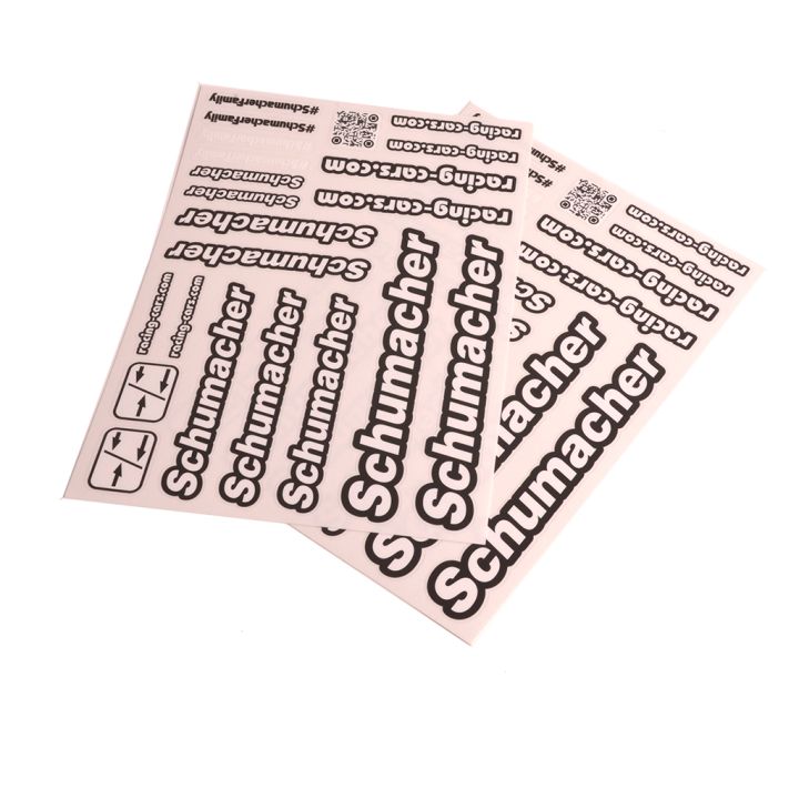 U8586 Schumacher Schumacher Decal Sheet - Black - pk2