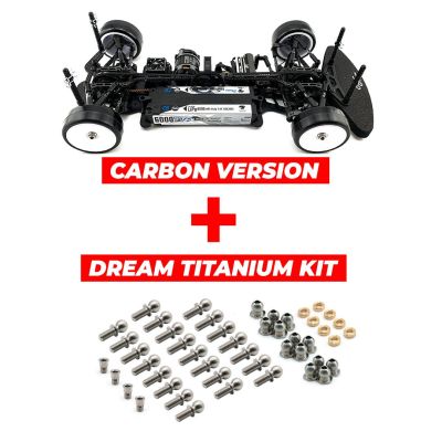 Awesomatix A800MMX - 1/10 Electric Touring Car - Carbon Version + Dream Titanium Kit