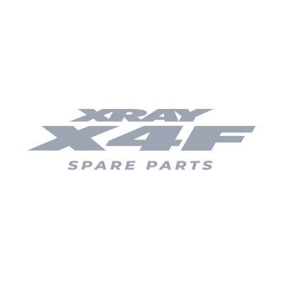301075 Xray X4F Graphite Upper Deck - Split Front - 2.0Mm