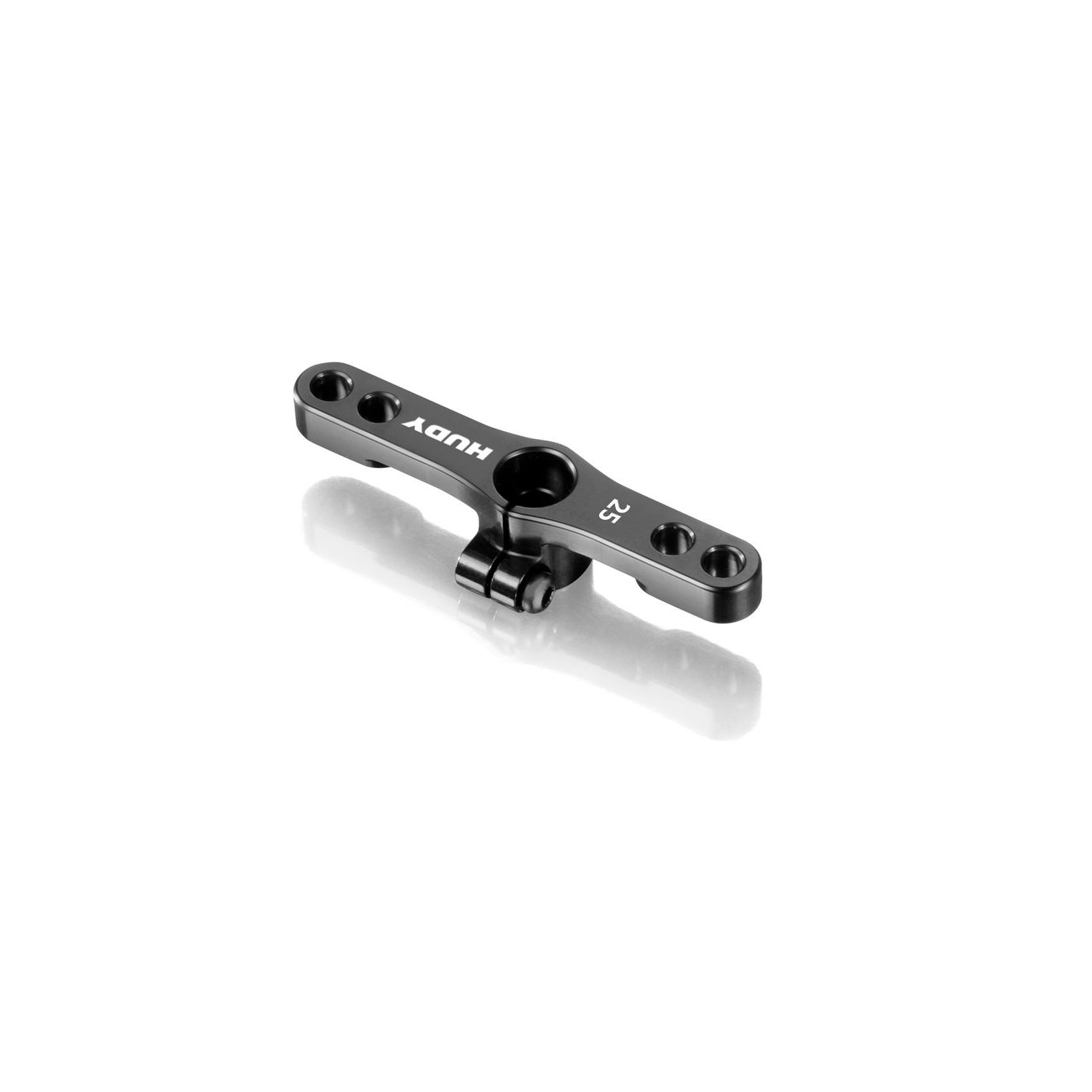 Hudy Alu Clamp Throttle Servo Horn - Futaba, Savox - 2-Hole M3 - 25T main product photo