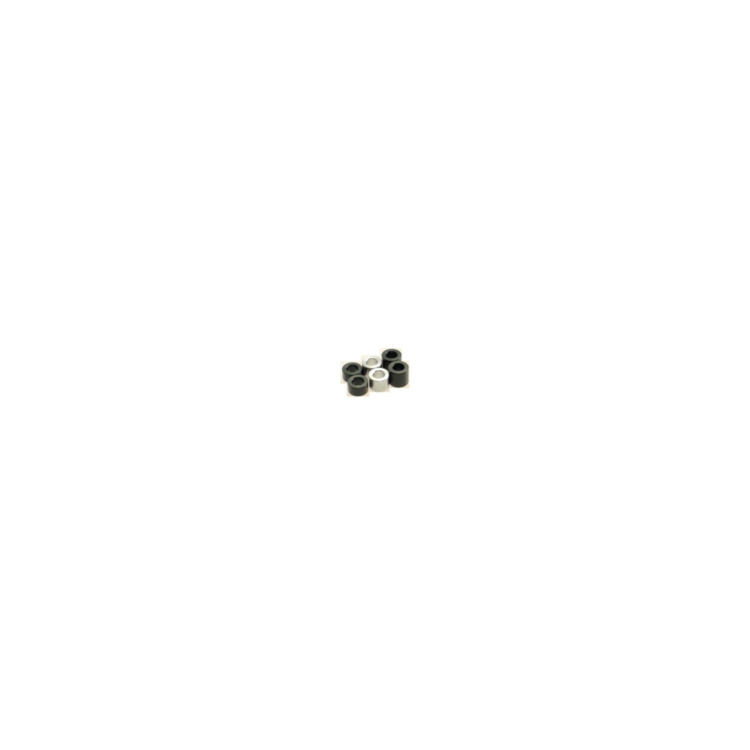 Hiro Seiko Black 3mm Alloy Spacer Set (3.0t/4.0t/5.0t) main product photo