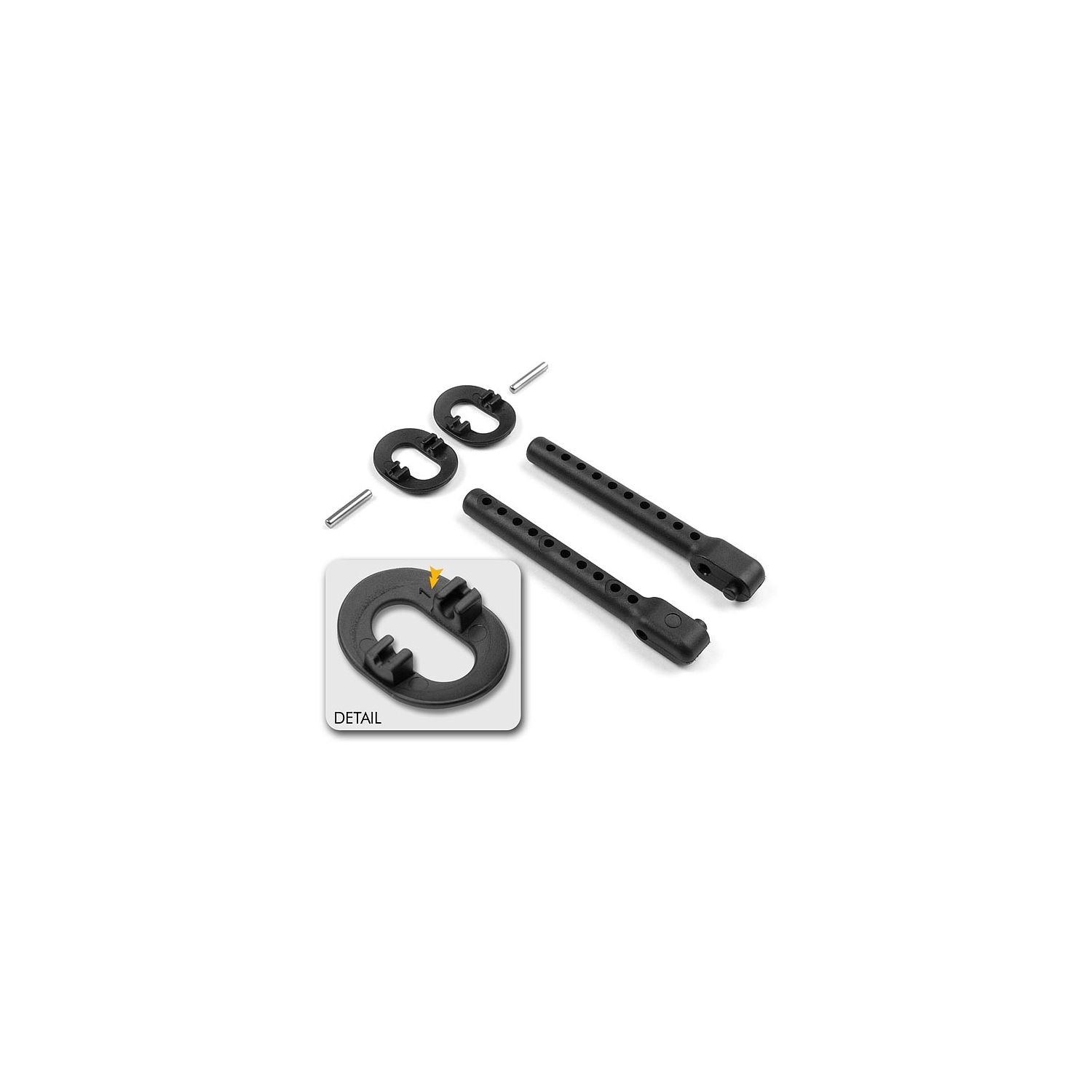 301333 Xray Rear Body Mount Set +1Mm Height main product photo