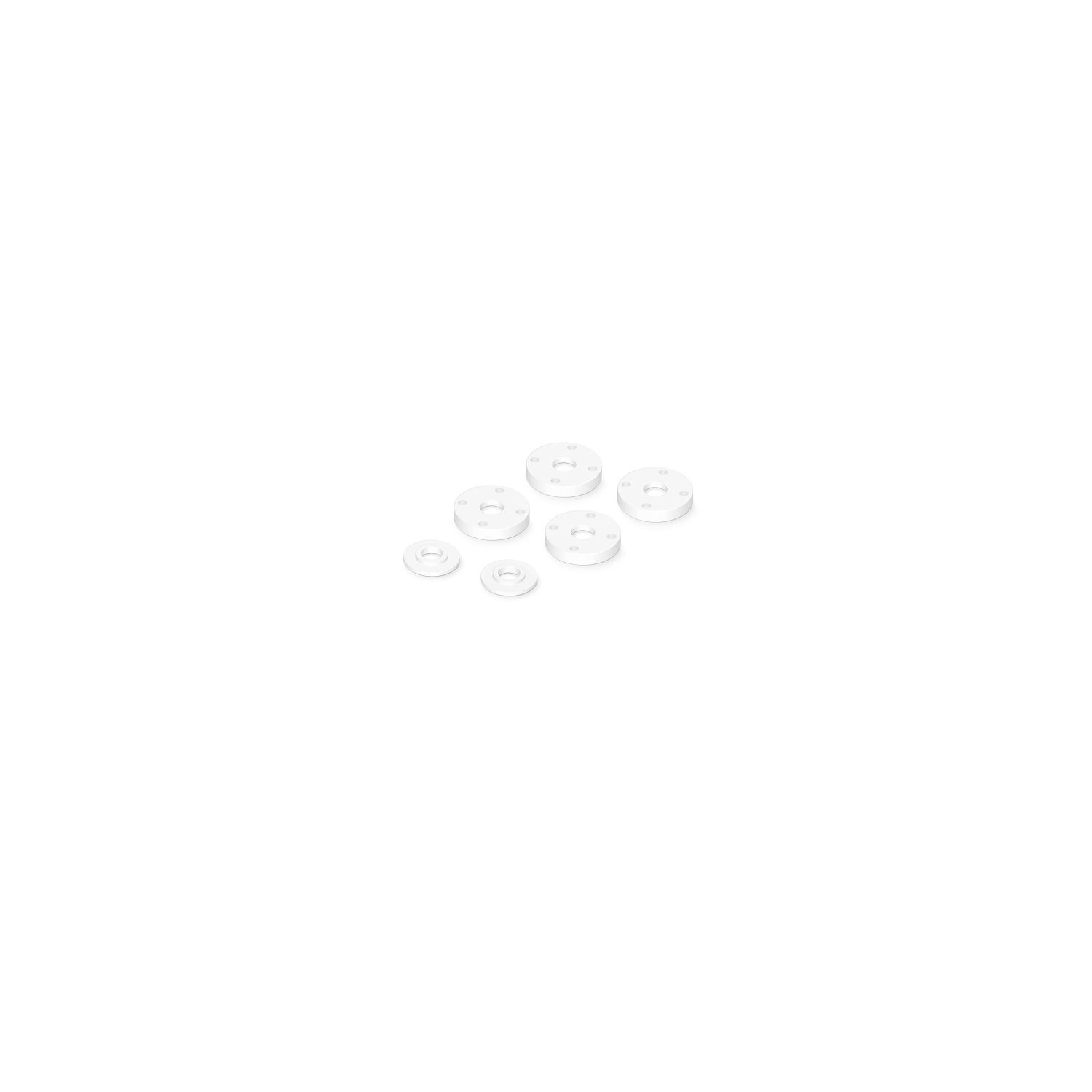 308027 Xray Xlp Composite 4-Hole 1.1-1.2mm Piston (2+2) main product photo