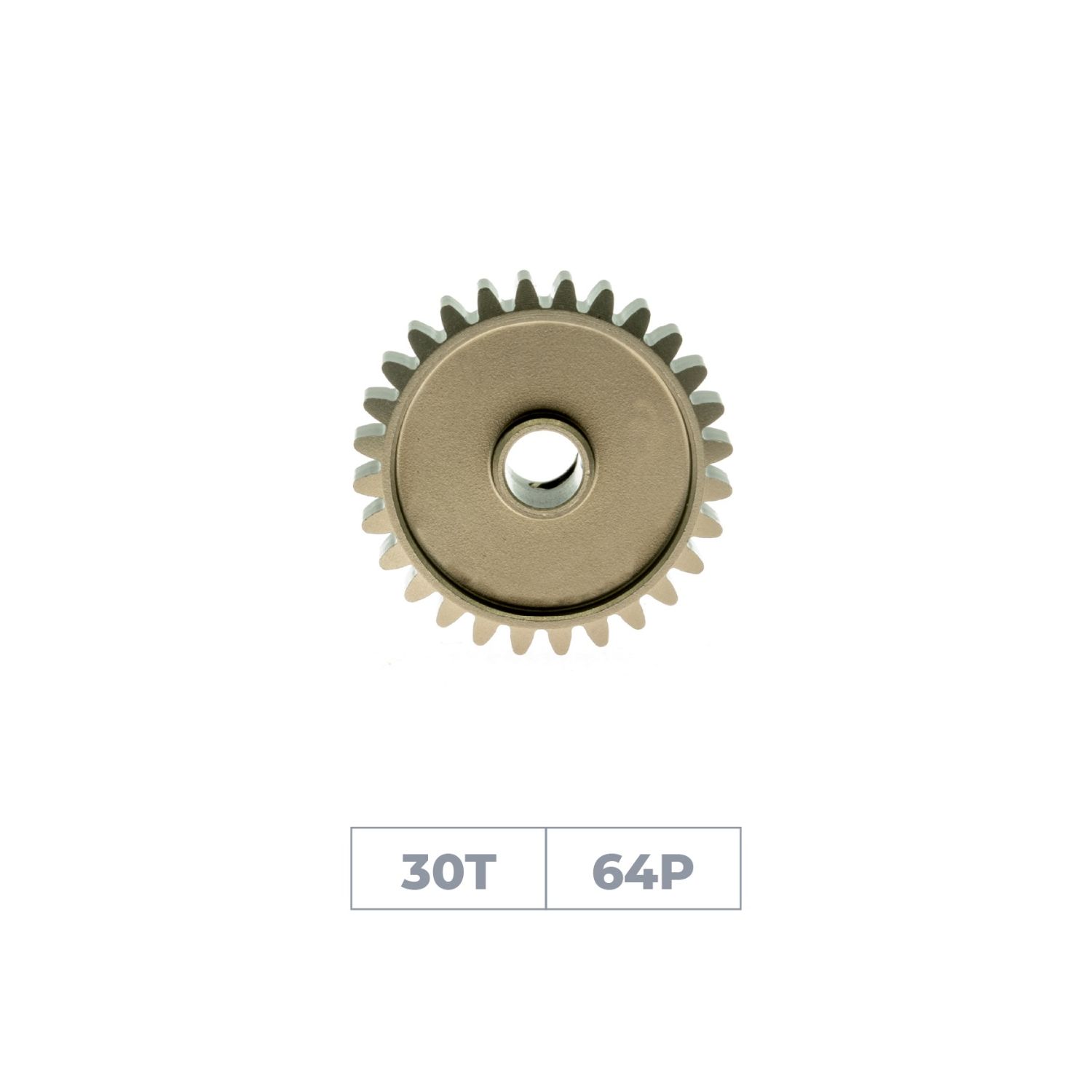 Hiro Seiko DP64-30T Hard Coated Alum. Pinion Gear (MoS2) main product photo